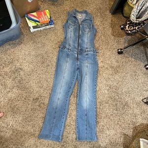 Brand new Guess denim jeans romper/jumpsuit